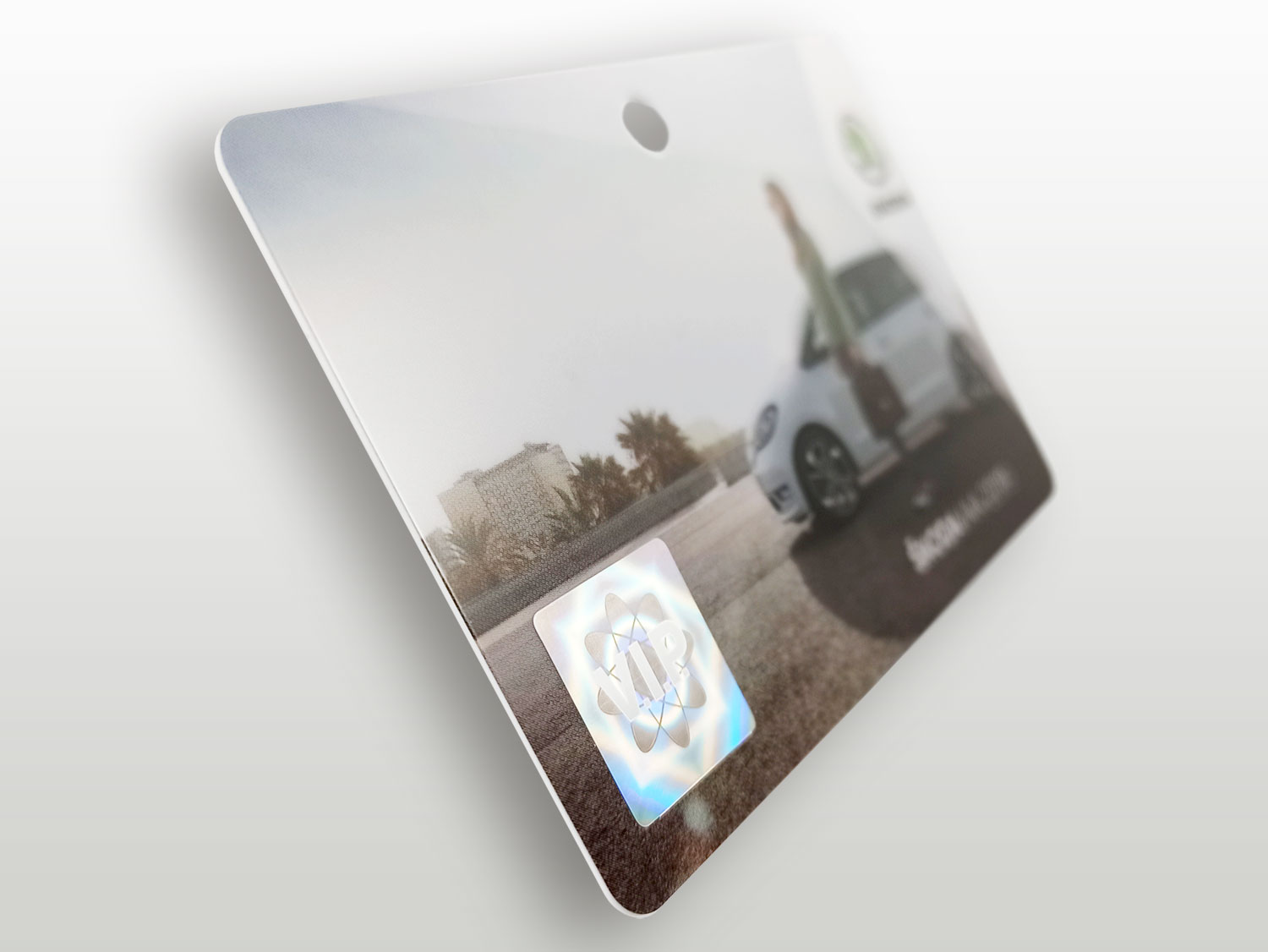 VIP-Event-Karte mit Veredelung und Personalisierung, Detailansicht