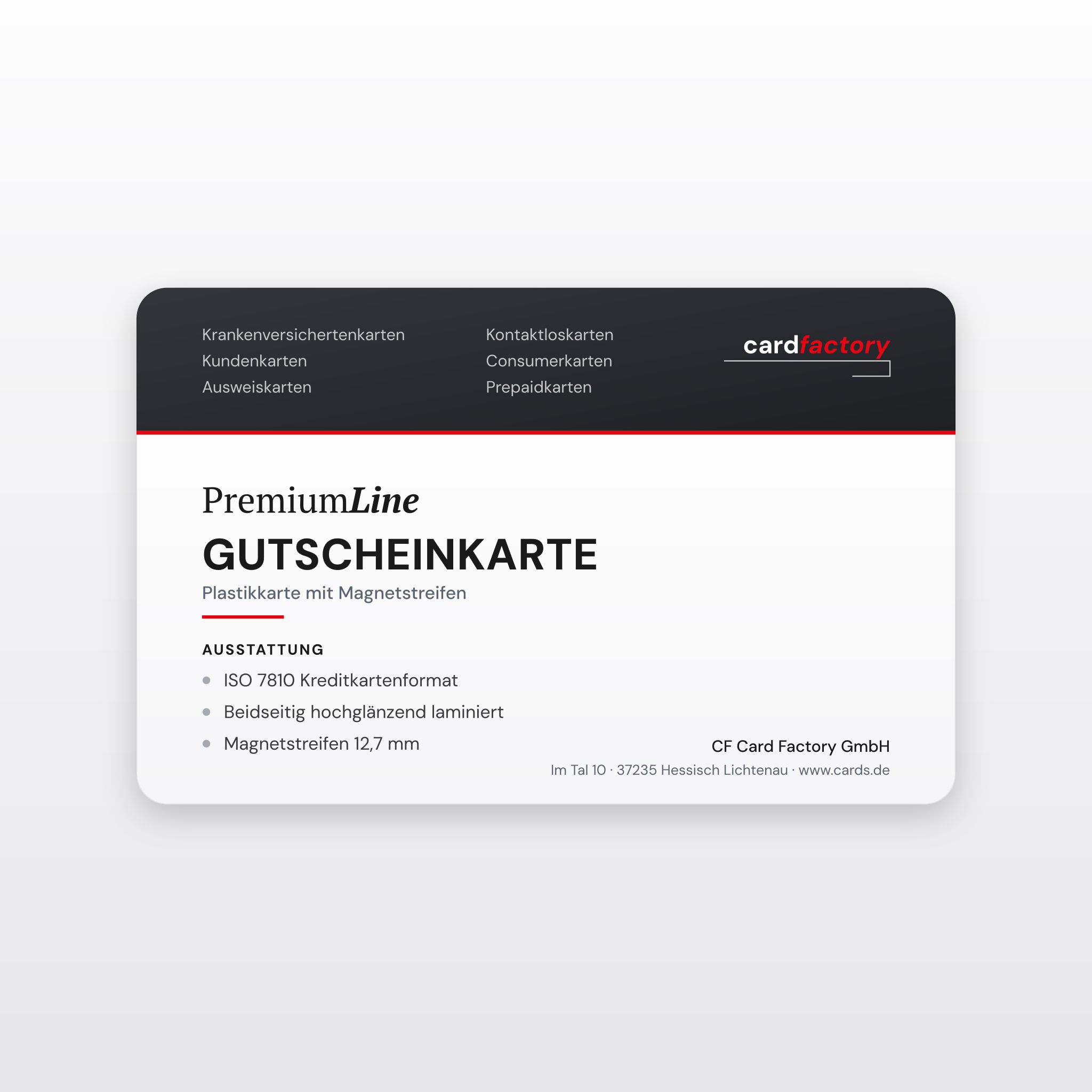 Gutscheinkarte